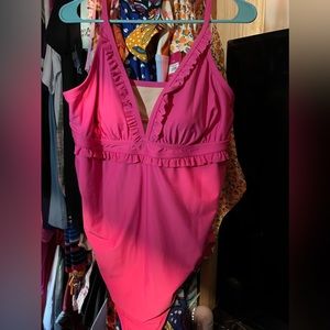 Pink Maternity Swimsuit